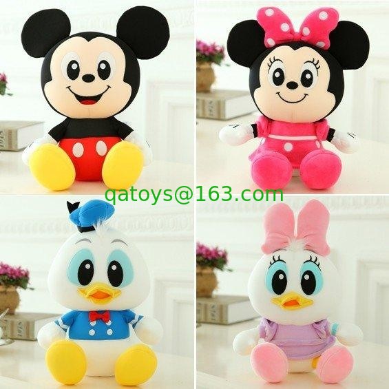 10 pulgadas Nuevo Disney Mickey y Minnie con material de partículas de espuma / nanopartículas Disney juguetes blandos