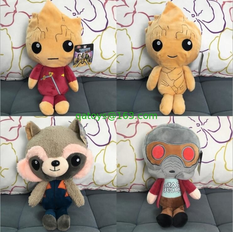 Guardianes de 8 pulgadas de los juguetes de peluche de dibujos animados de la galaxia para la máquina expendedora de juguetes de grúa