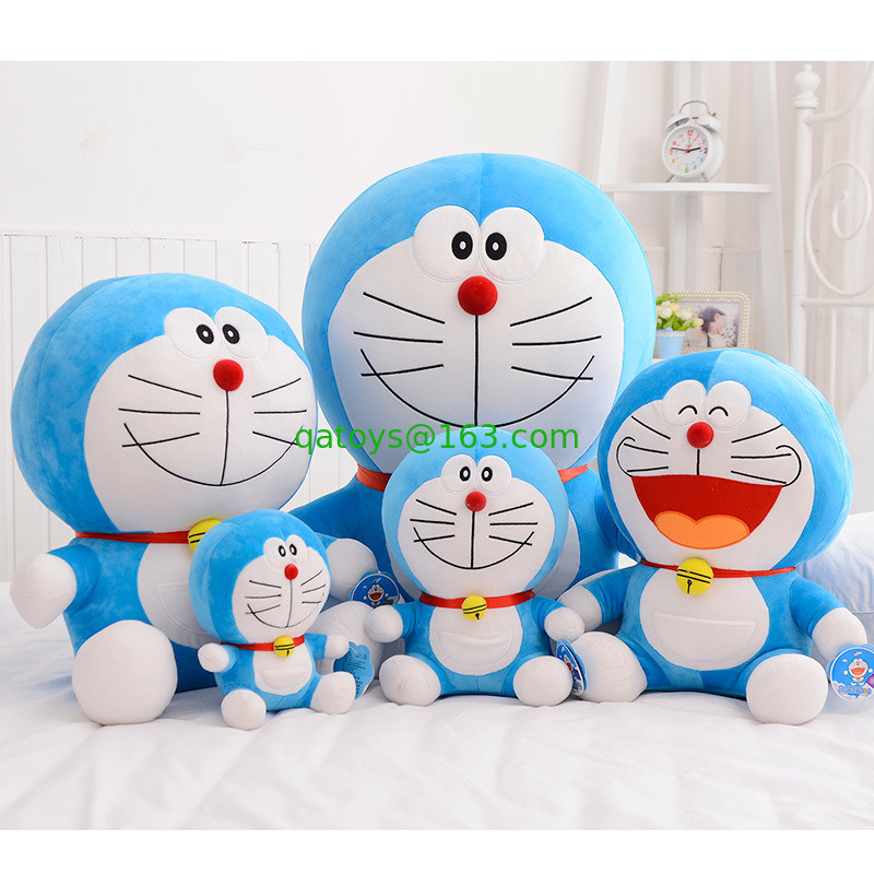 Nuevos juguetes rellenos Doraemon de la historieta para la máquina los 20cm del juguete de la venta de la grúa