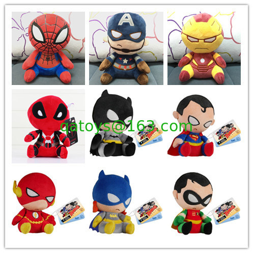 juguetes de la felpa de The Avengers del Marvel Comics de la historieta 8inch para la máquina del juguete de la venta de la grúa