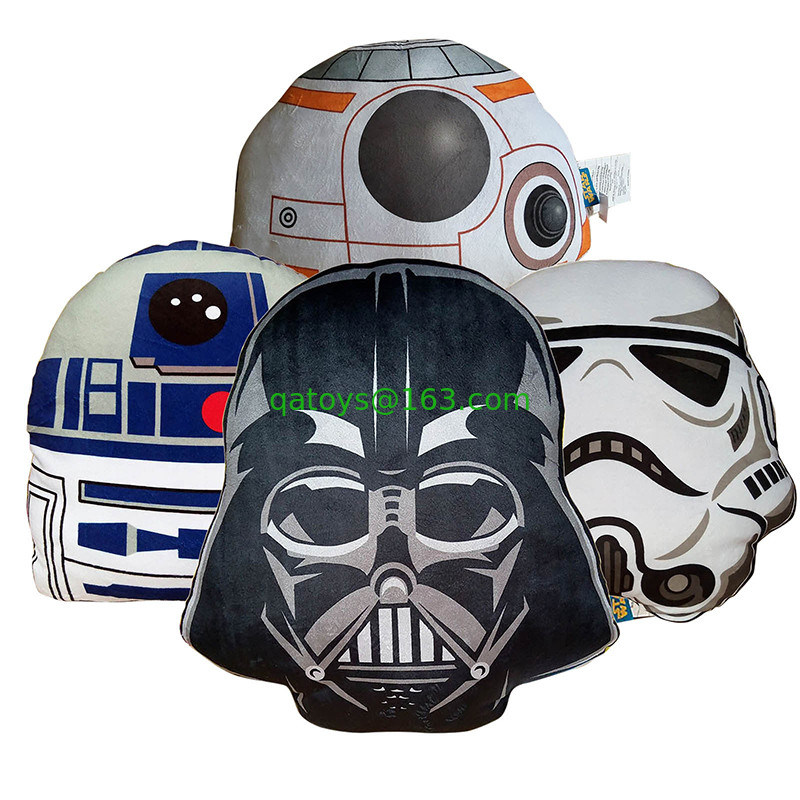 Almohada y amortiguador originales de Disney Star Wars para la hoja los 40cm del lecho