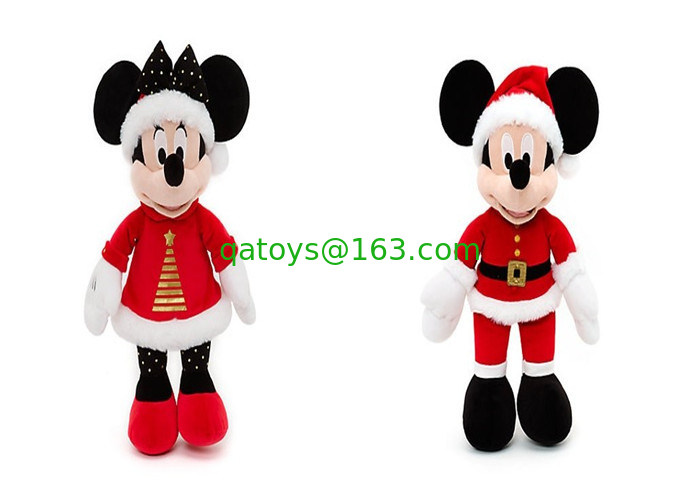 la Navidad Mickey Mouse de 18inch Disney y juguetes 2017 de la felpa de Minnie Mouse