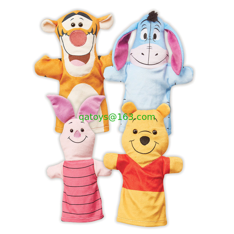 Marioneta suave del juguete de Disney de la mano anaranjada linda de la felpa para el regalo de la promoción