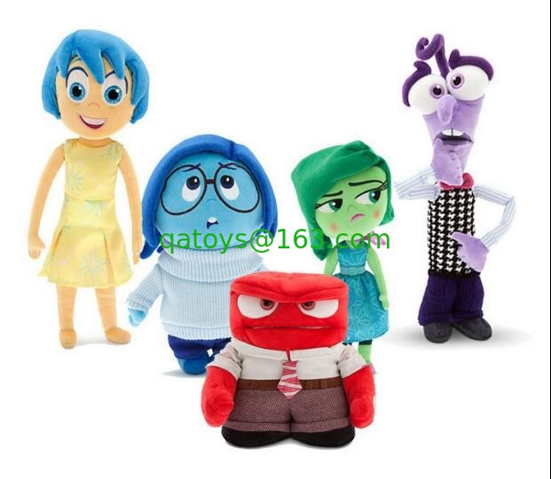CE original ASTM del AZO de los animales EN71 del bebé de la felpa de Inside Out de la historieta de Disney