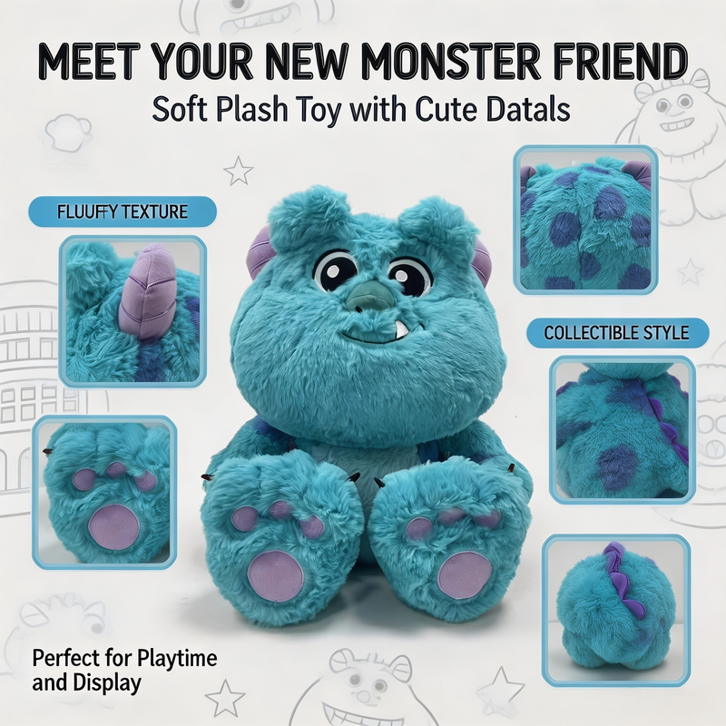 Disney Plush Toy Monsters, Inc. Sulley