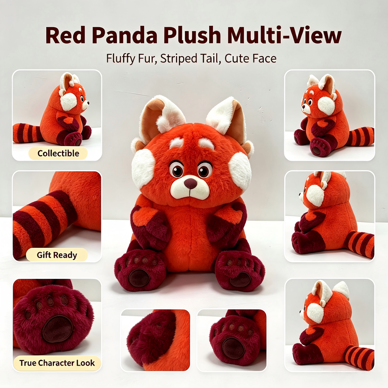 Niños Regalos y Coleccionistas Disney juguetes de peluche Mei Mei / Panda Rojo Mei