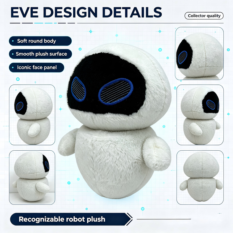 Cute Disney・Pixar Plush WALL‑E EVE