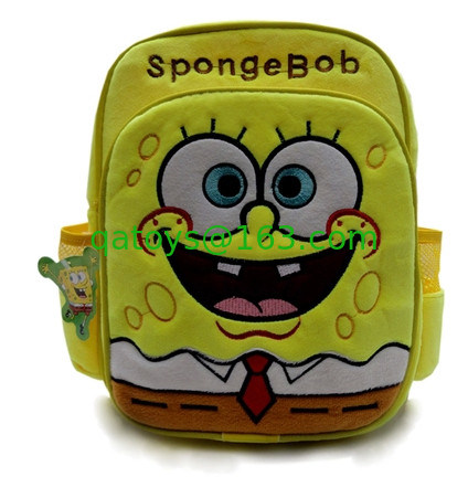 La esponja de encargo Bob de la moda embroma las mochilas de la escuela para los niños