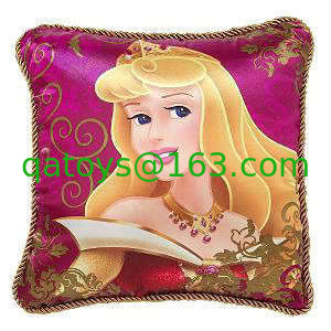Princesa preciosa Aurora Plush Square Pillow y amortiguador de Disney para el lecho