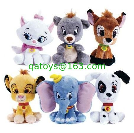 juguetes rellenos historieta suave grande de la felpa de la muñeca de los caracteres de Classtic de la cabeza de 8inch Disney