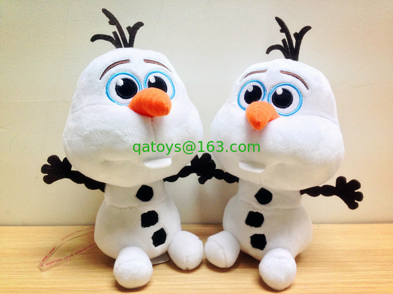 Encantadores juguetes de peluche de Disney Disney congelado Olaf animal rellenado, 7 pulgadas cabeza de cuentas
