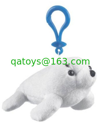 Cadenas de llaves de juguete de peluche para mochila / bolso escolar