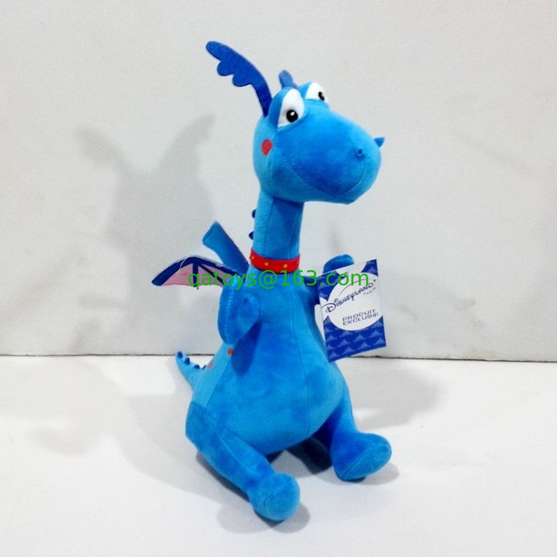 juguetes rellenos historieta azul linda de la felpa del dragón de los 30cm Disney doc. McStuffins