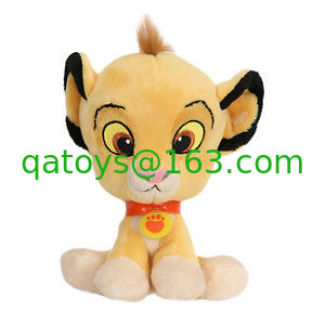 Amarillo 8 pulgadas Disney Gran Cabeza Rey León Simba dibujos animados llenos de juguetes de peluche