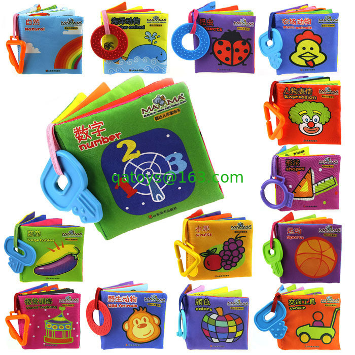 Libros de tela para bebés juguetes educativos con papel de sonido para el aprendizaje temprano del bebé